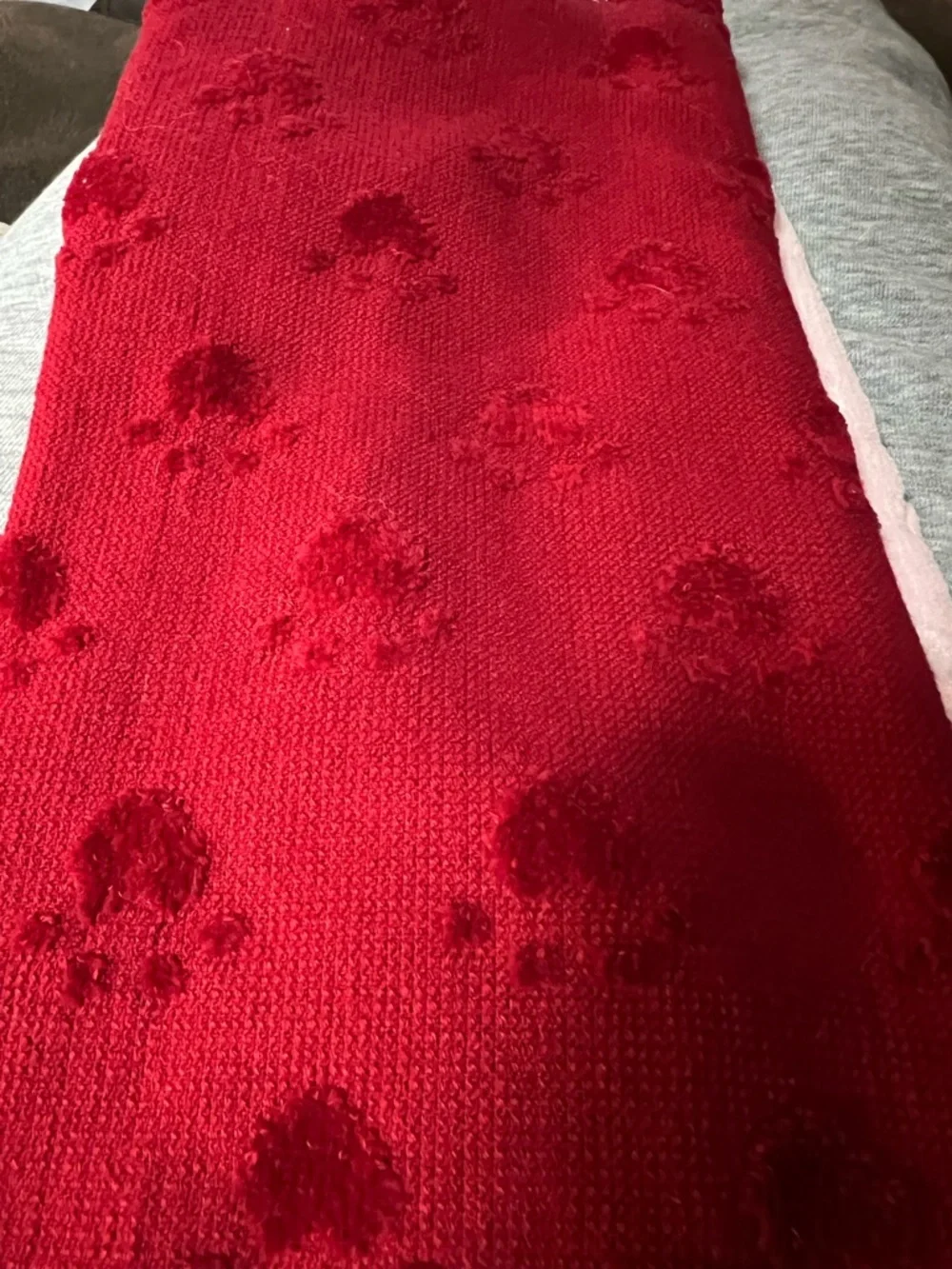 2 Kohl's Pink Valentine Dog Heart Embroidered Hand Towels